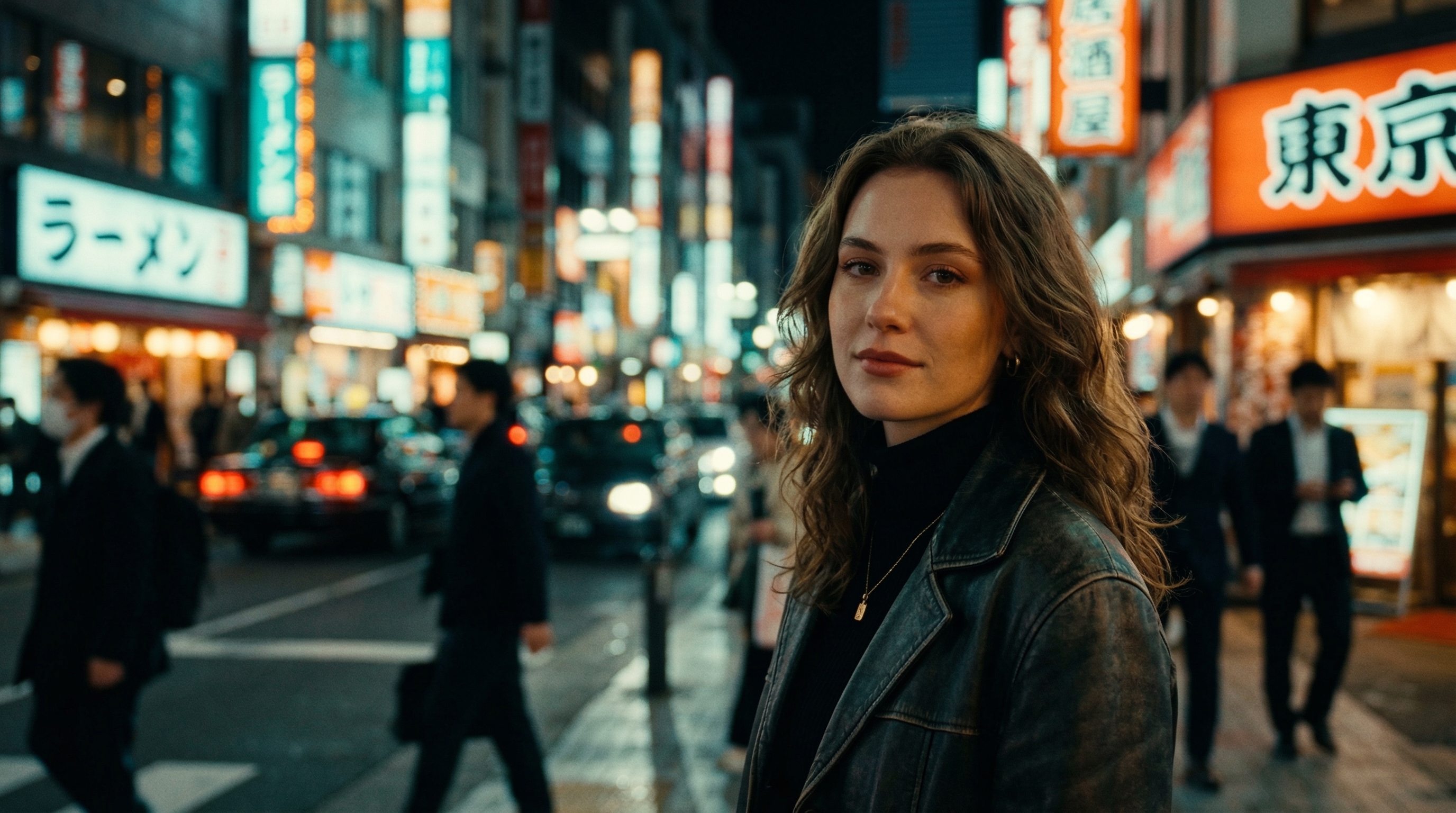 A woman on a Tokyo street